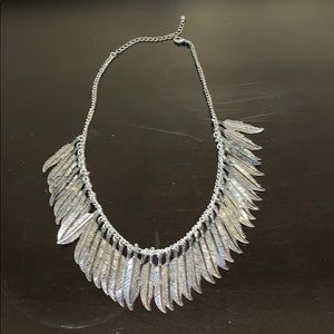 Feathered necklace